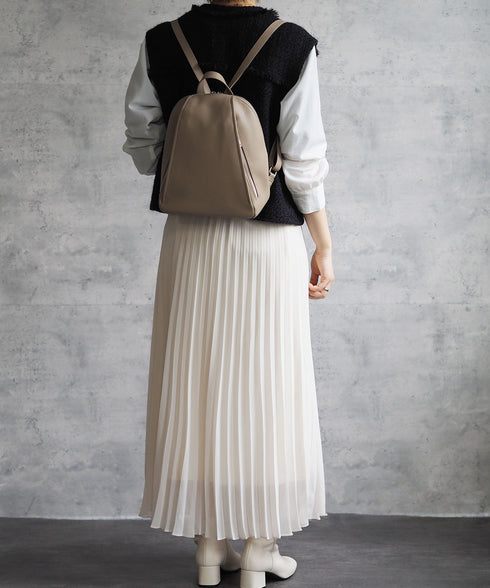 【雑誌掲載・ショップチャンネルOA商品】レザー 軽量 ミニリュック 18-1196